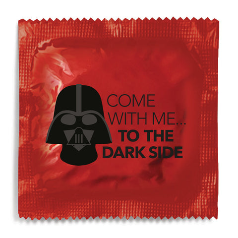 Come With Me To The Dark Side Condom - 10 Condoms