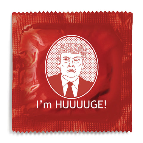 Trump - I'm HUUUUGE Condom - 10 Condoms