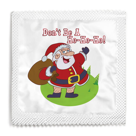 Don't Be A Ho Ho Ho Condom - 10 Condoms