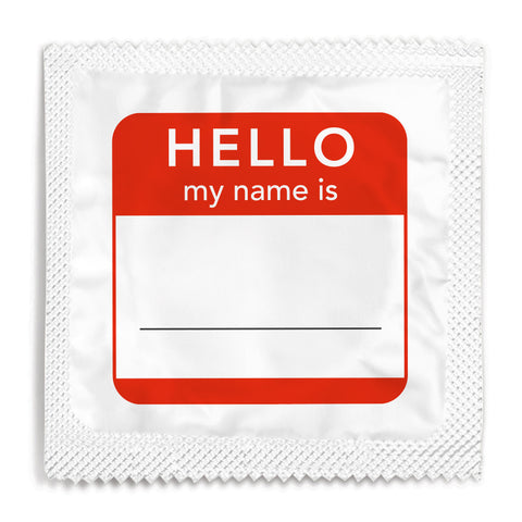 Hello My Name Is Condom - 10 Condoms