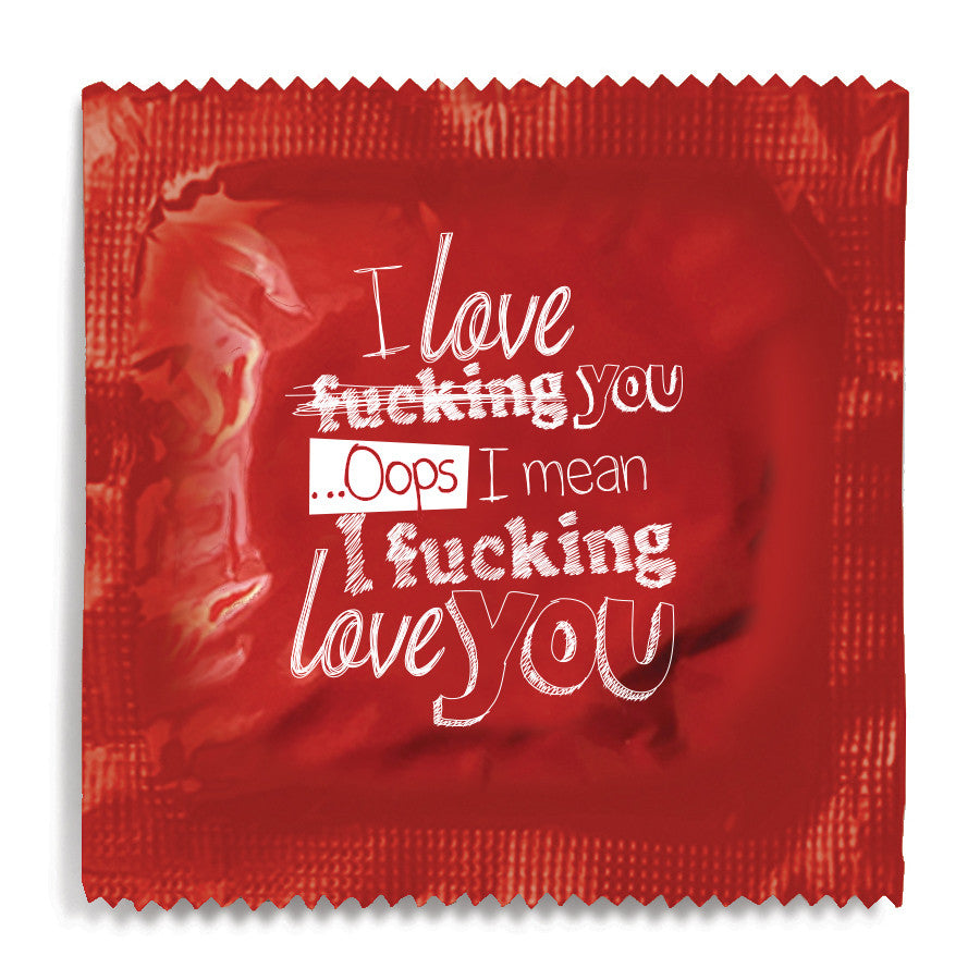 I Fucking Love You Condom - 10 Condoms