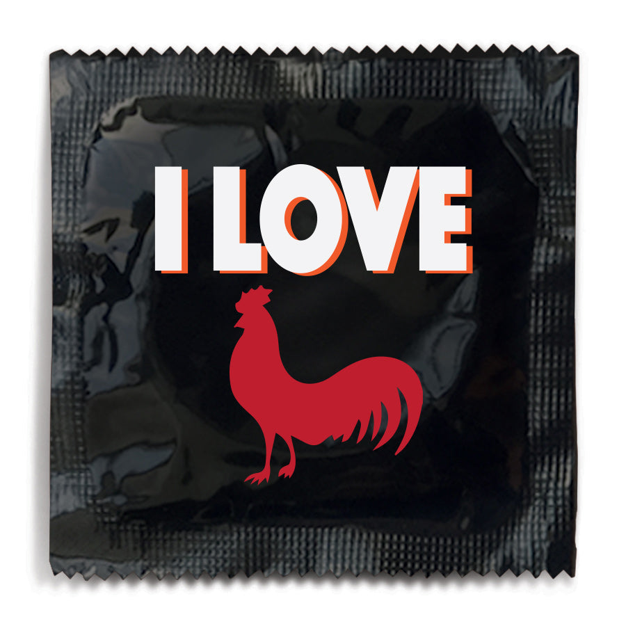 I Love Cock - 10 Condoms