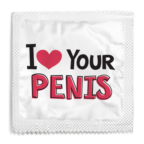 I Love Your Penis Condom - 10 Condoms