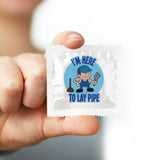 I'm Here To Lay Pipe Condom - 10 Condoms
