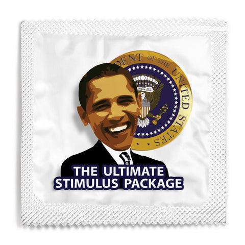 Obama - The Ultimate Stimulus Package Condom - 10 Condoms