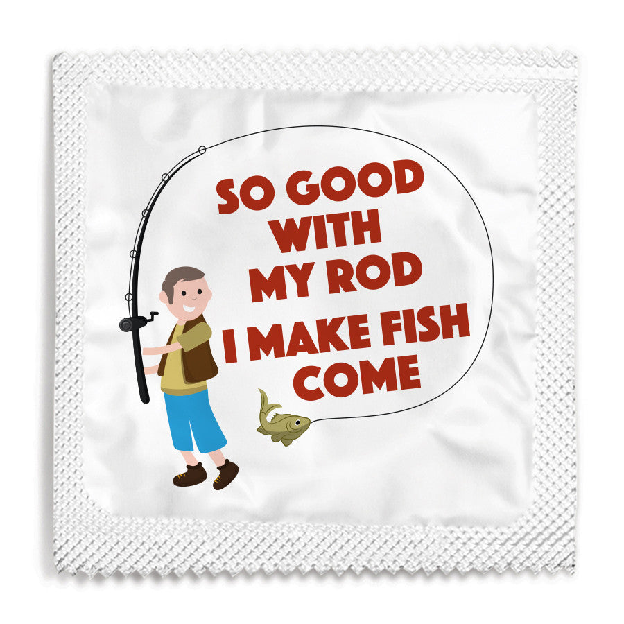So Good With My Rod I Make Fish Come Condom - 10 Condoms