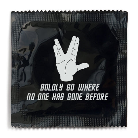 Boldly Go - Star Trek Condom - 10 Condoms
