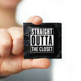 Straight Outta The Closet Condom - 10 Condoms