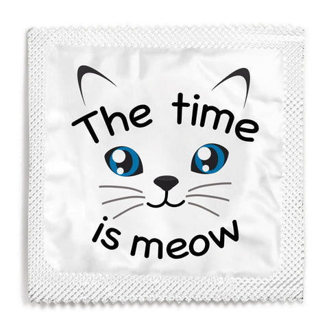 The Time Is Meow Condom - 10 Condoms