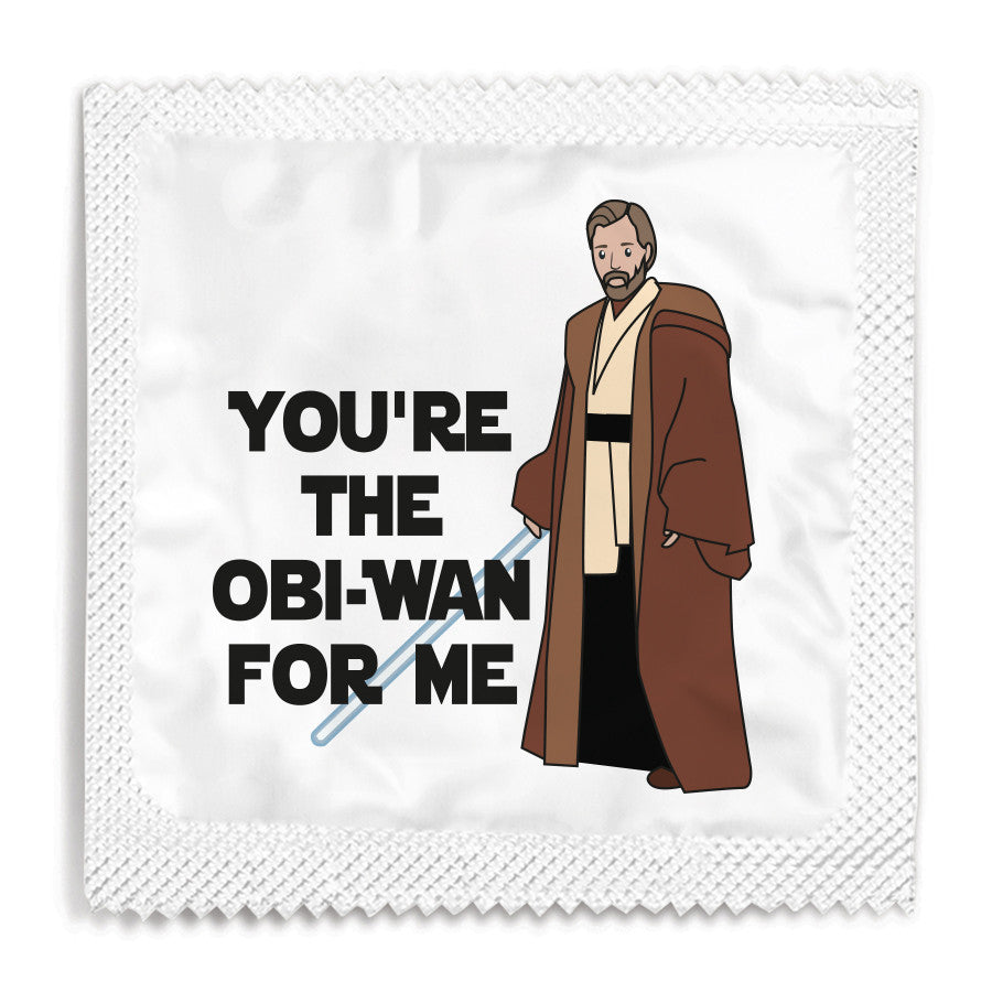 You're The Obi-Wan For Me Condom - 10 Condoms